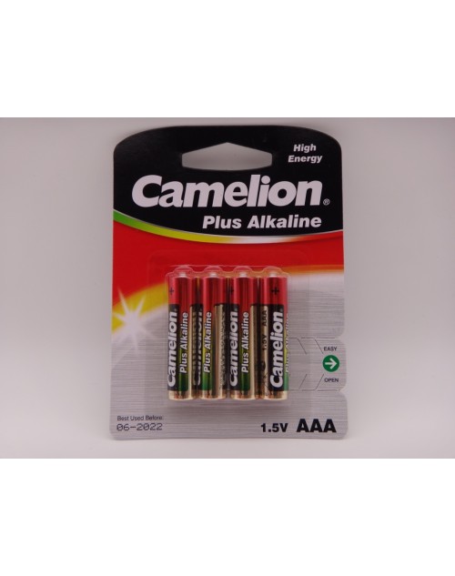Camelion baterii plus alcaline 1.5V LR03 AAA MN2400 E92 blister 4 